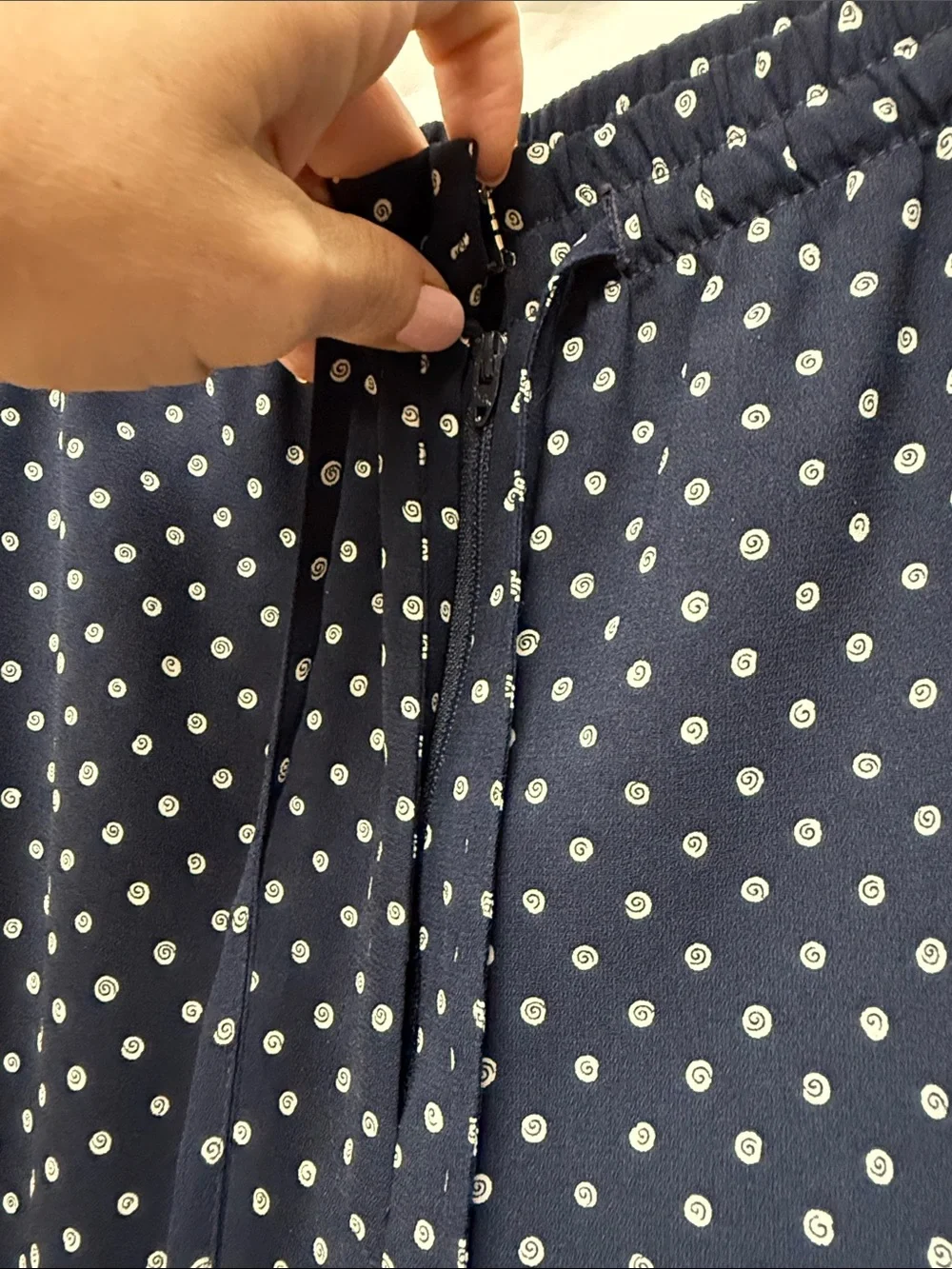 Pendleton Navy and White patterned matching Set